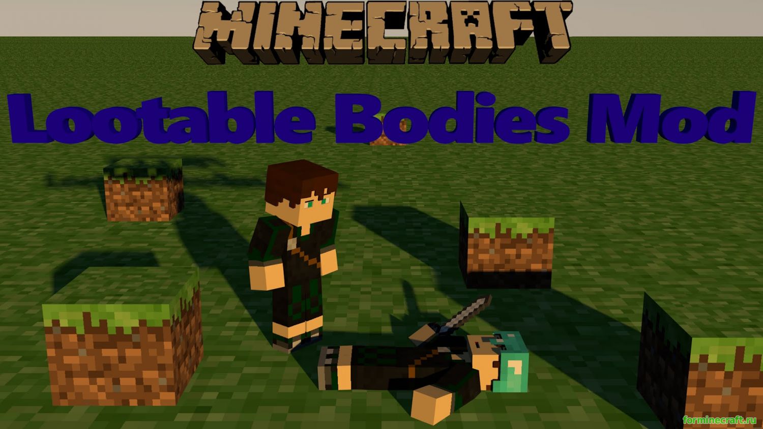 Мод Lootable Bodies для minecraft 1.8.9, скачать